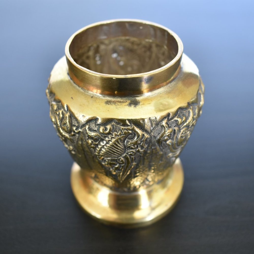 Vintage Brass Container - Picture 4 of 6